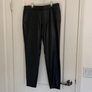 Hue vegan leather leggings.